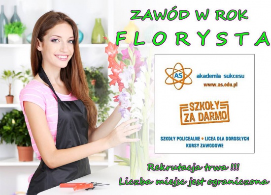 FLORYSTA ZAWÓD ZA DARMO!