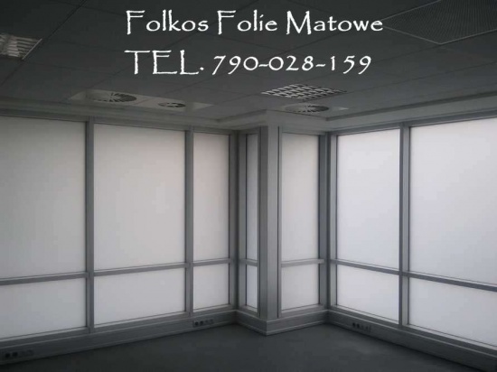 Matowe Folie na okna- matte frost, matte white, matte opal FOLIE