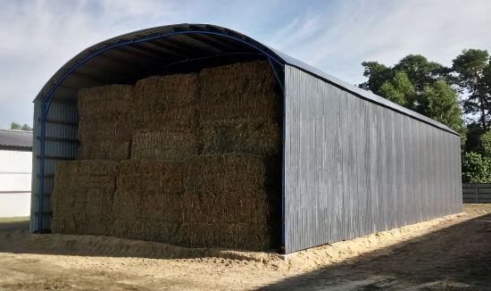 HALA łukowa tunelowa magazynowa hangar 11,8 x 20