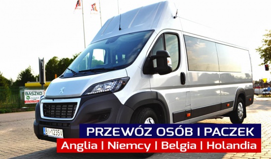 Przewozy OSÓB i PACZEK | Anglia | Niemcy | Belgia | Holandia